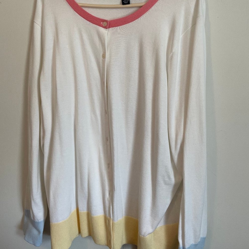Land's End cardigan